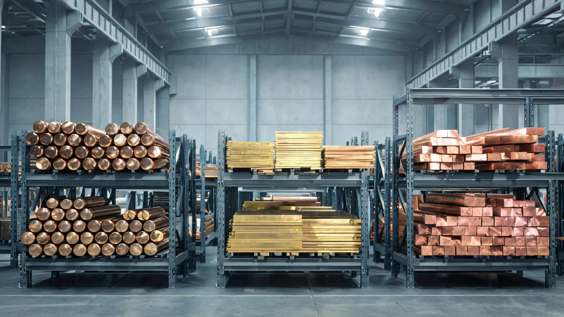 Marine bronze and copper alloy stock