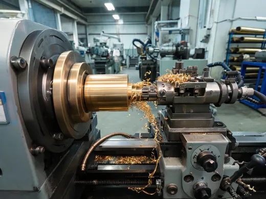 Machining brass and bronze