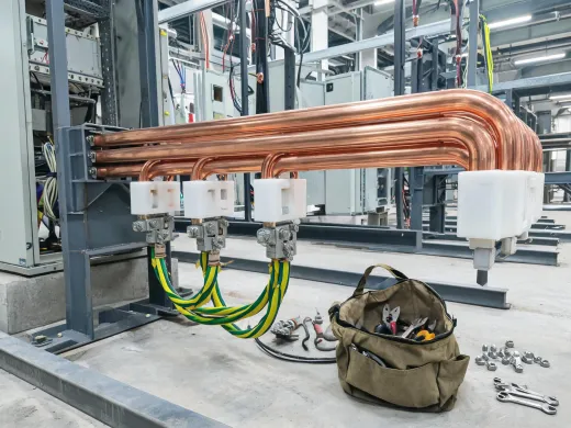 Electrical construction copper bus bar