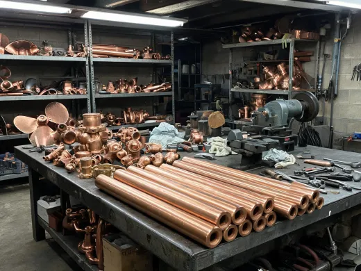 Marine bronze stock